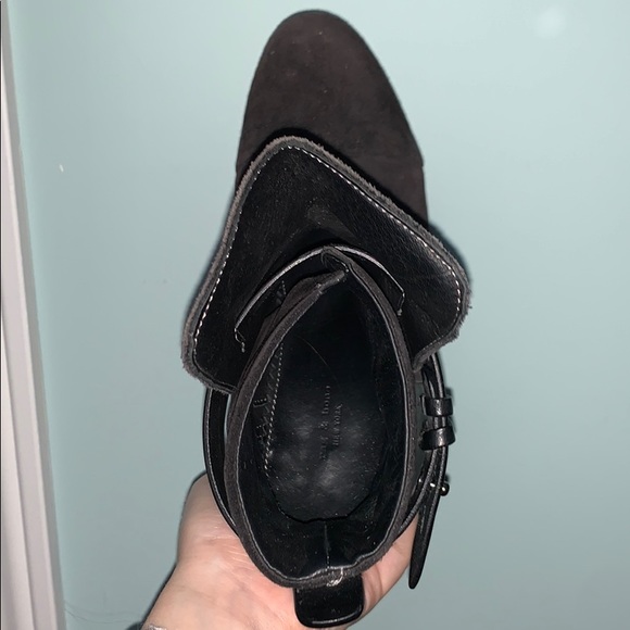 Rag & Bone Kinsey Boot Black Suede - Picture 4 of 4